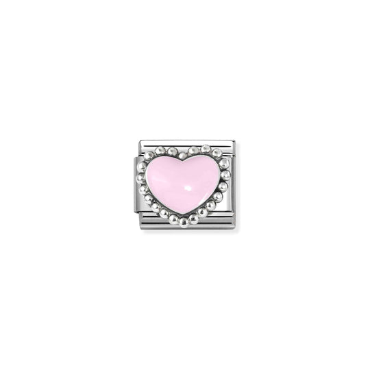 Composable Classic Pastel Pink Heart Link - 330204/33