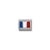 Composable Silver France Flag Link - 330207/12