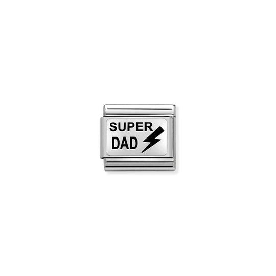 Composable Classic Super Dad Link - Silver - 330208/32