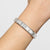 Classic Letter A Link - Silver/Zirconia - 330301/01