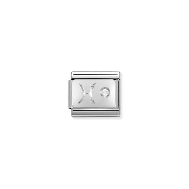 Composable Classic Pisces Link - Silver/Zirconia - 330302/12