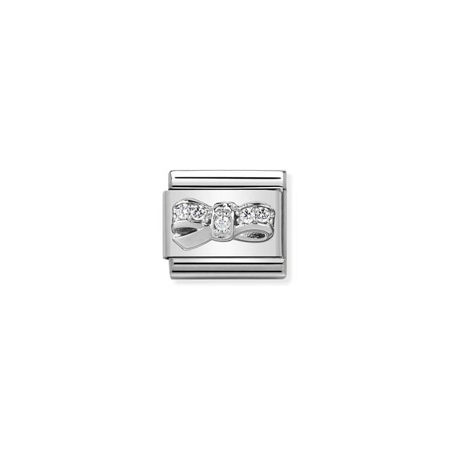 Composable Classic CZ Bow Link - Silver - 330304/20