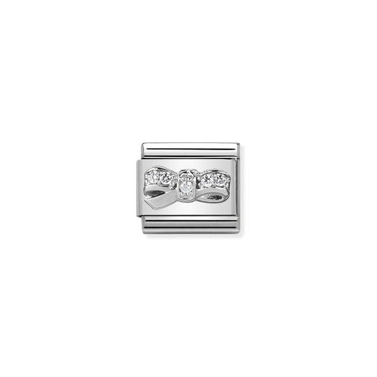 Composable Classic CZ Bow Link - Silver - 330304/20
