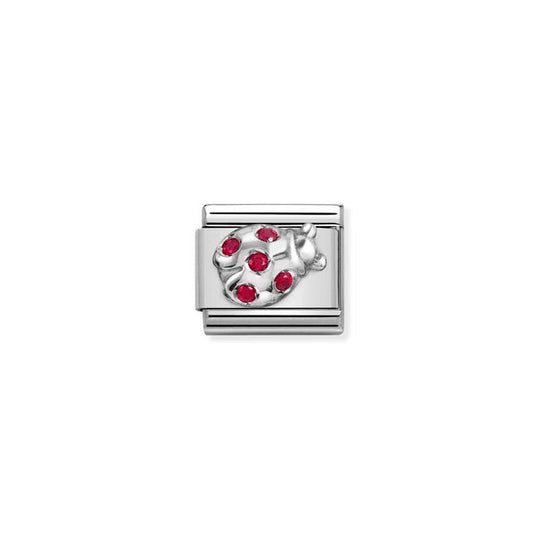 Composable Ladybug CZ Link - Silver - 330304/36