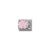 Composable Classic Pink & CZ Flowers Link - Silver - 330325/02