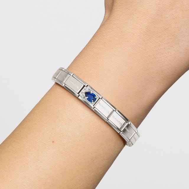Composable Classic Blue Drop Link - Silver - 330329/06