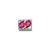 Composable Classic Red Double Drops Link - Silver - 330329/11