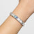 Composable Classic Light/Dark Blue Double Drops Link - Silver - 330329/18