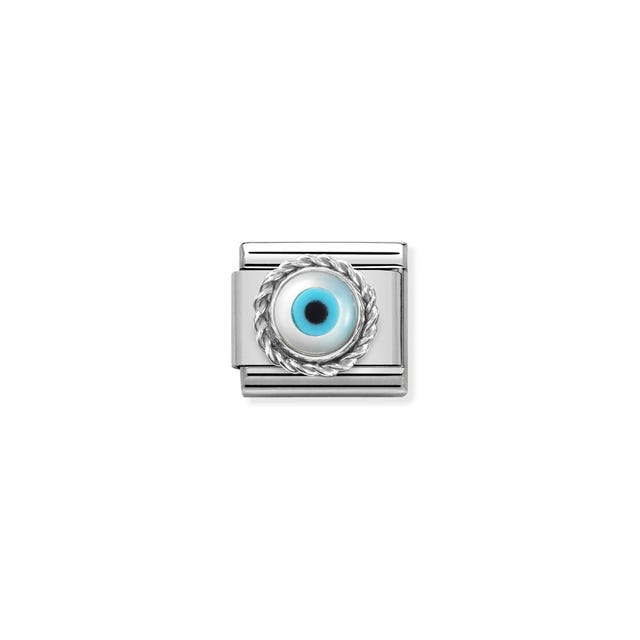 Composable Classic Greek Eye Link - Silver - 330506/18