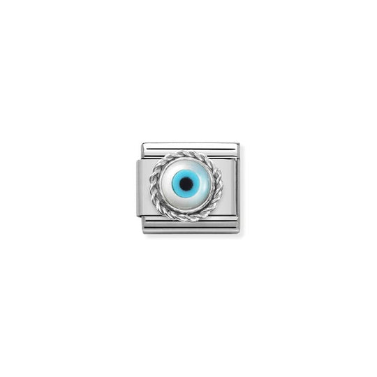 Composable Classic Greek Eye Link - Silver - 330506/18