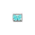 Composable Classic Turquoise Bow Link - Silver - 330509/19