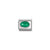 Composable Classic Malachite Stone Link - Silver - 330510/48