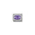 Classic Purple CZ Oval Link - Silver - 330604/001