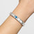 Composable Classic Faceted Blue Heart Dots Link - Silver - 330606/007