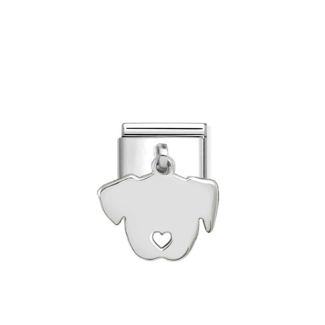 Composable Classic Dog Face Pendant Link - 331801/14
