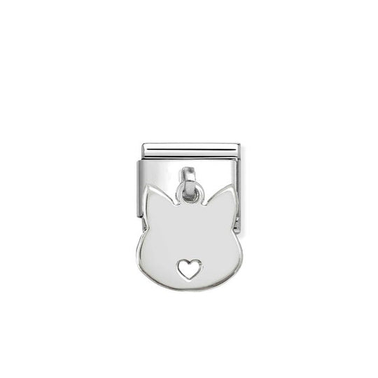Composable Classic Cat Face Pendant Link - 331801/15