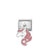 Composable Classic Pink Glitter Unicorn Link - 331805/13