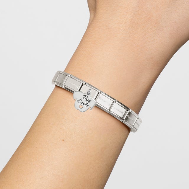 Composable Classic Dog Lover Pendant Link - Silver - 331811/13