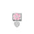 Composable Classic Flower & Heart Pendant Link - Silver - 331814/01