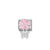 Composable Classic Pink Flower With Butterfly Link - Silver - 3301814/02