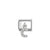 Composable Classic CZ Letter C Pendant Link - Silver - 331818/03