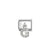 Composable Classic CZ Letter G Pendant Link - Silver - 331818/07