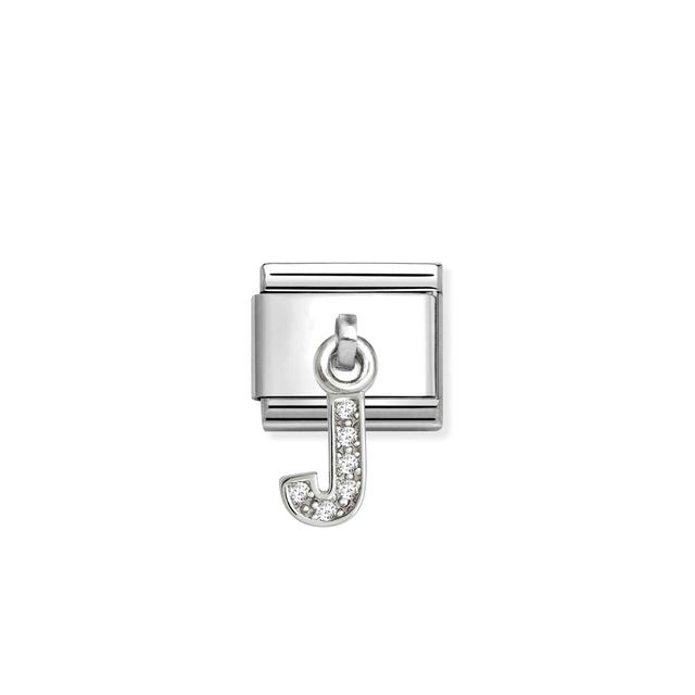Composable Classic Letter J CZ Pendant Link - 331818/10