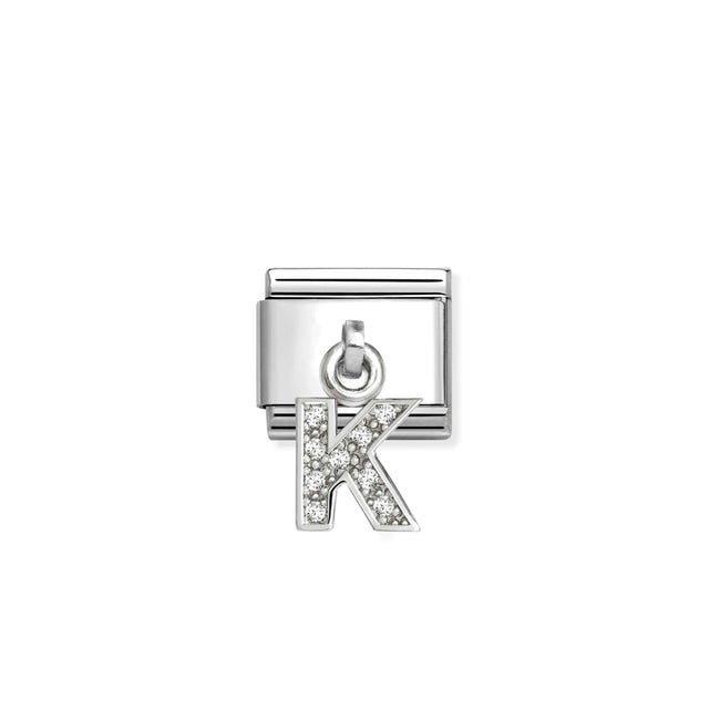 Composable Classic Letter K Pendant Link - 331818/11