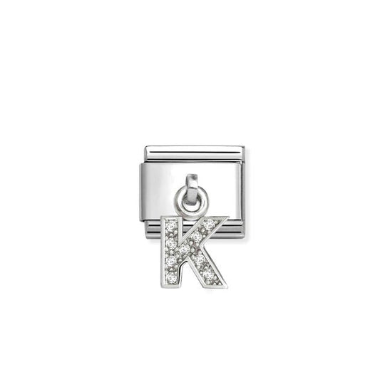 Composable Classic Letter K Pendant Link - 331818/11