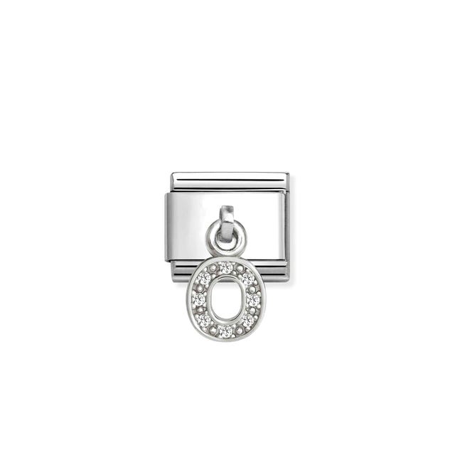 Composable Classic CZ Letter O Pendant Link - Silver - 331818/15
