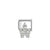 Composable Classic CZ Letter W Pendant Link - Silver - 331818/23