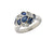 18ct White Gold Sapphire and Diamond Ring - 2.19ct