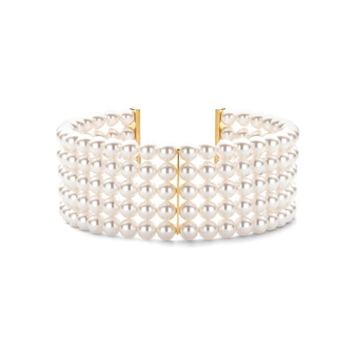 Milano Multi Strand Pearl Necklace - 34042YP/34