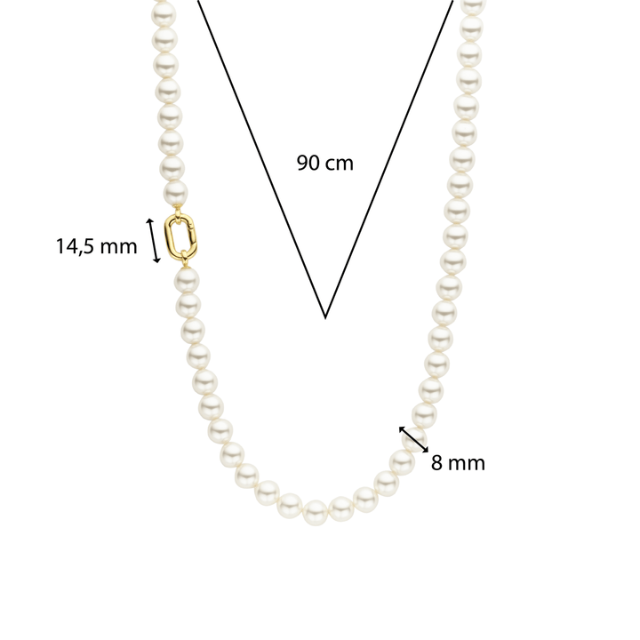 String hot sale pearl necklace