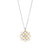 Milano Pearl Cluster Pendant Necklace - Silver/Gold - 34046YP/42