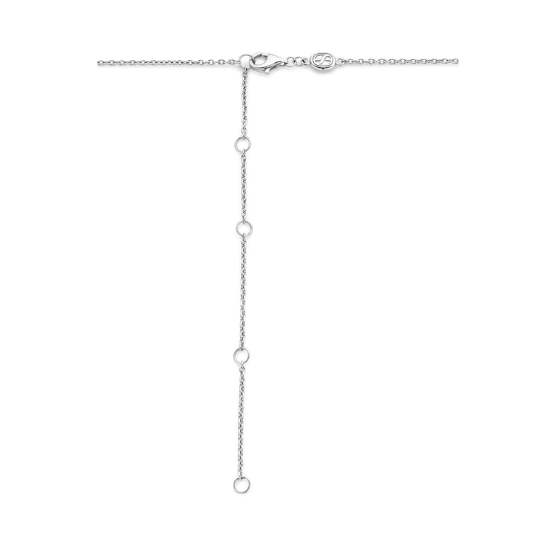 Milano Pearl Cluster Pendant Necklace - Silver/Gold - 34046YP/42