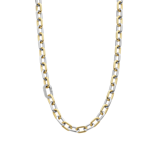 Milano Chain Link Necklace - Gold/Silver - 34065ZY/48