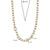 Milano Chain Link Necklace - Gold/Silver - 34065ZY/48