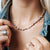 Milano Vintage Leaf Necklace - Silver - 34068ZI/42
