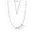 Milano Vintage Leaf Necklace - Silver - 34068ZI/42