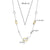 Milano Links Chain Necklace - Silver/Gold - 34093ZY/42