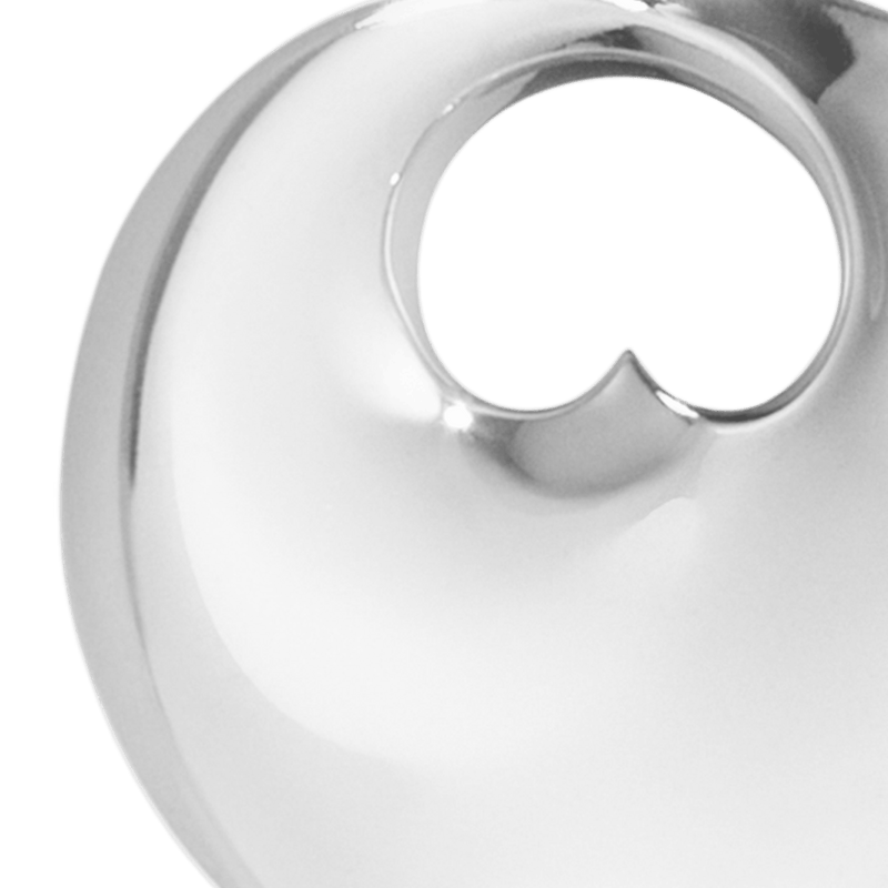 Hidden Heart Pendant, Large - Silver - 3536443