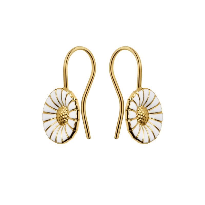 Daisy Earhooks - Gold/White - 3539222