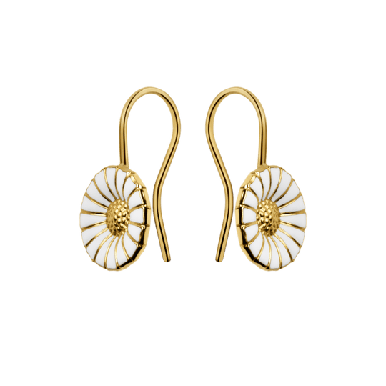 Daisy Earhooks - Gold/White - 3539222