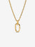 Large Openable Link Pendant Necklace - 14ct Gold Plated - 364083C00-70