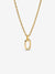 Large Openable Link Pendant Necklace - 14ct Gold Plated - 364083C00-70