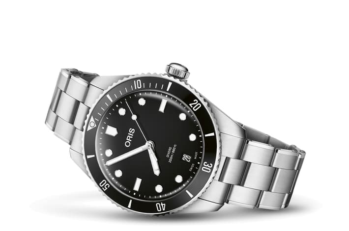 Divers Date Watch, Black