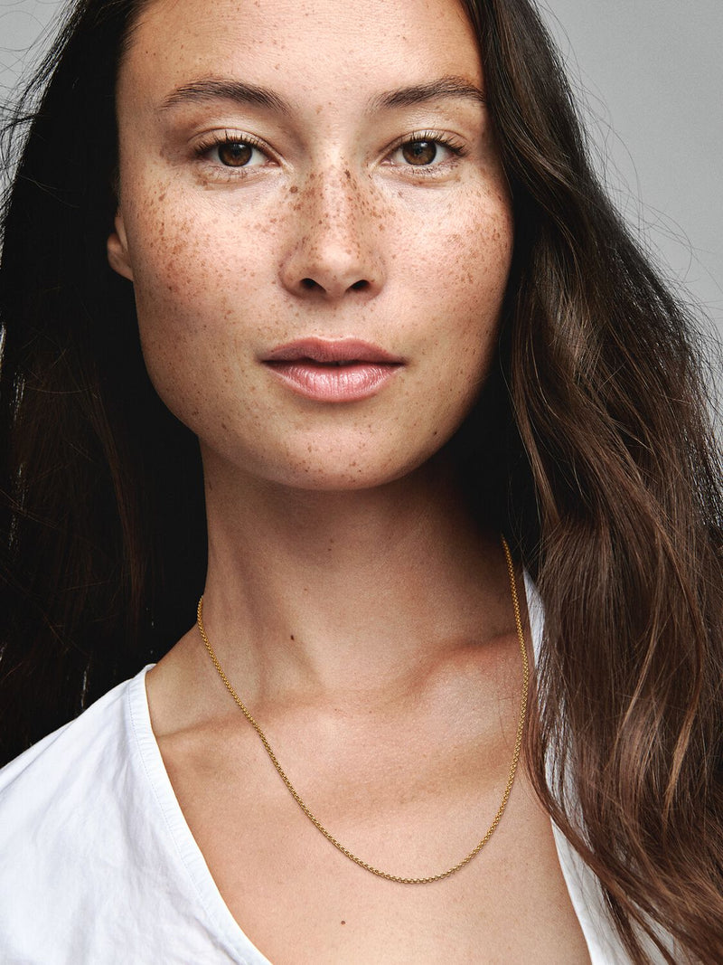 Rolo Chain Necklace - 14ct Gold Plated - 369260C00-60