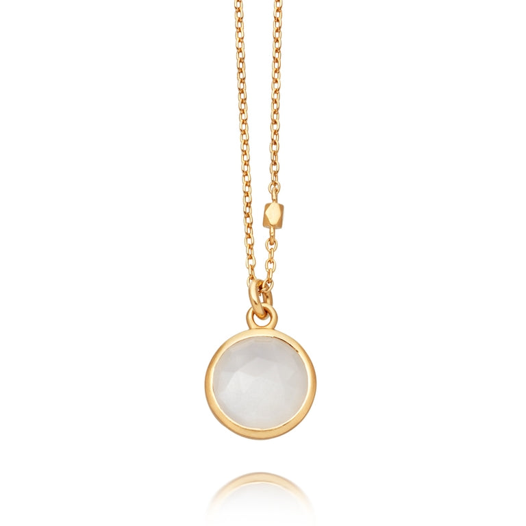 Stilla Moonstone Pendant - Gold - 38032YWTN