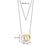 Milano Infinity Necklace - Mixed Metal - 3822SY/48